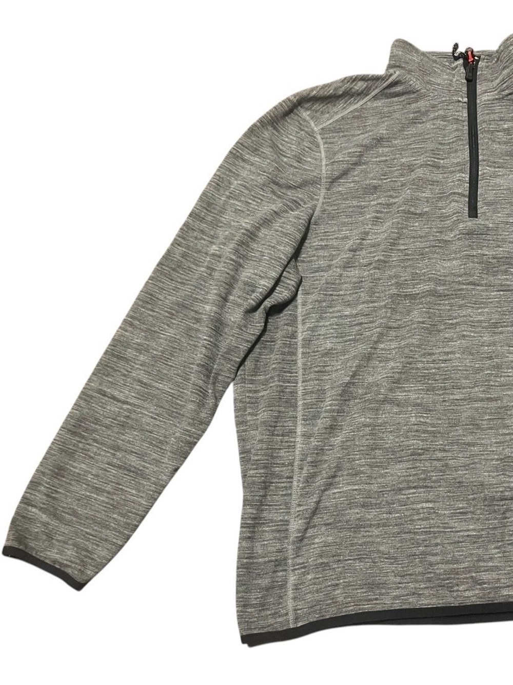 Avalanche Men’s Heather Gray Half-Zip Sweater XL